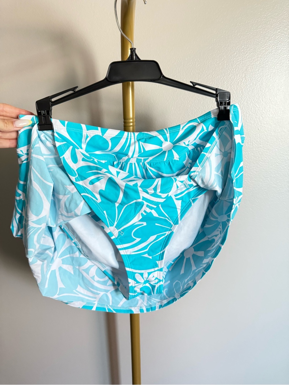 NWT Bleu Rod Beattie Floral Swim Skirt Bottom – Size 8 - Picture 3 of 5